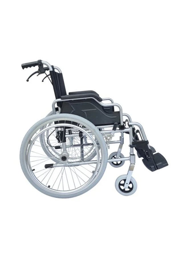 Gilani Mobility Aluminium Made Manual Wheelchair With Light And Foldable Options Premium-Carer-Wheelchair 80X30X73  - Image 4