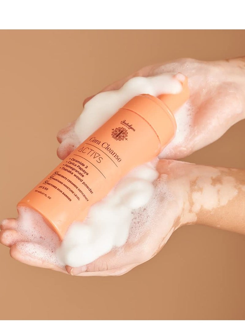 Indulgeo Essentials CERA CLEANSE Ceramide Foaming Face Wash 150ml For All Skin Types - Image 5