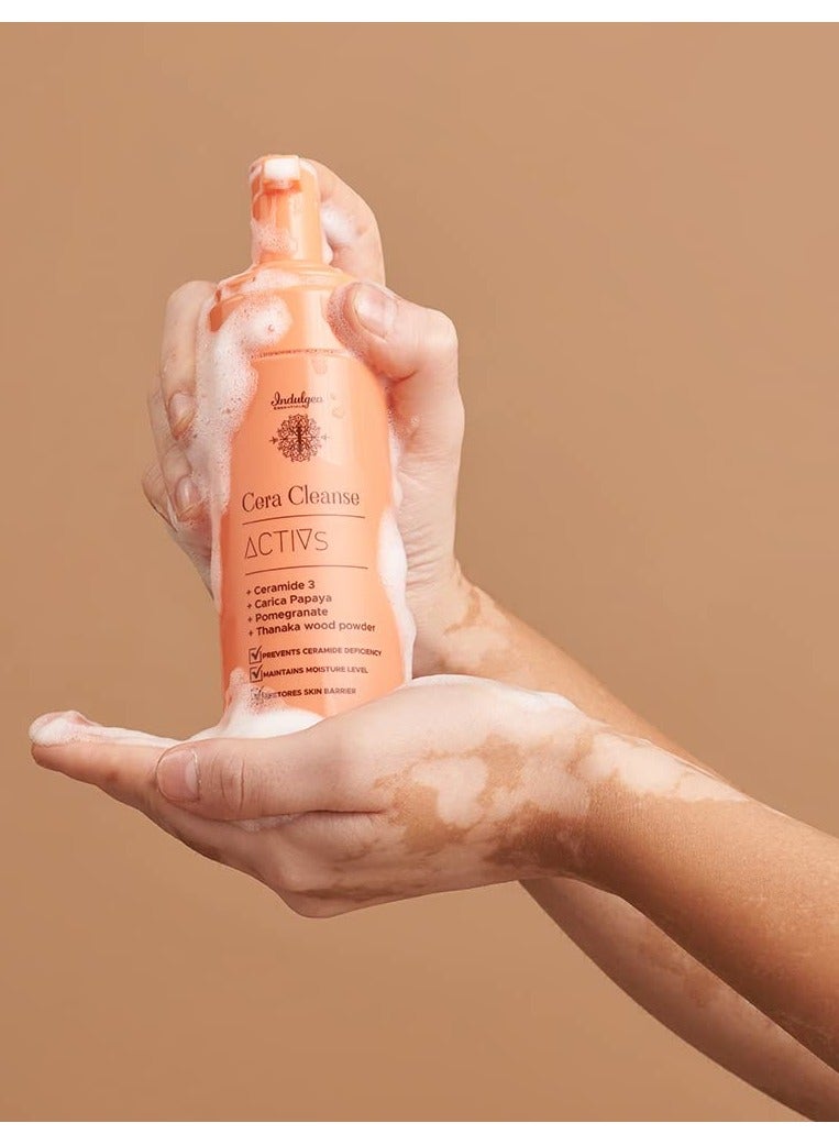 Indulgeo Essentials CERA CLEANSE Ceramide Foaming Face Wash 150ml For All Skin Types - Image 2