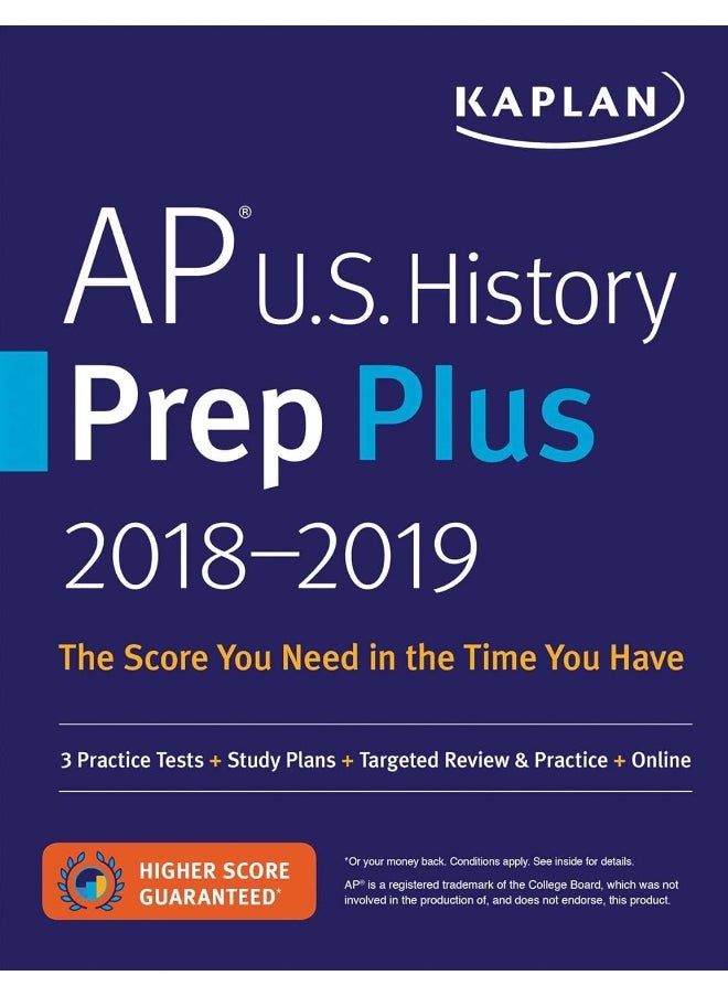 AP U.S. History Prep Plus 2018-2019: 3 Practice Tests + Study Plans + Targeted Review & Practice + Online  - Image 1