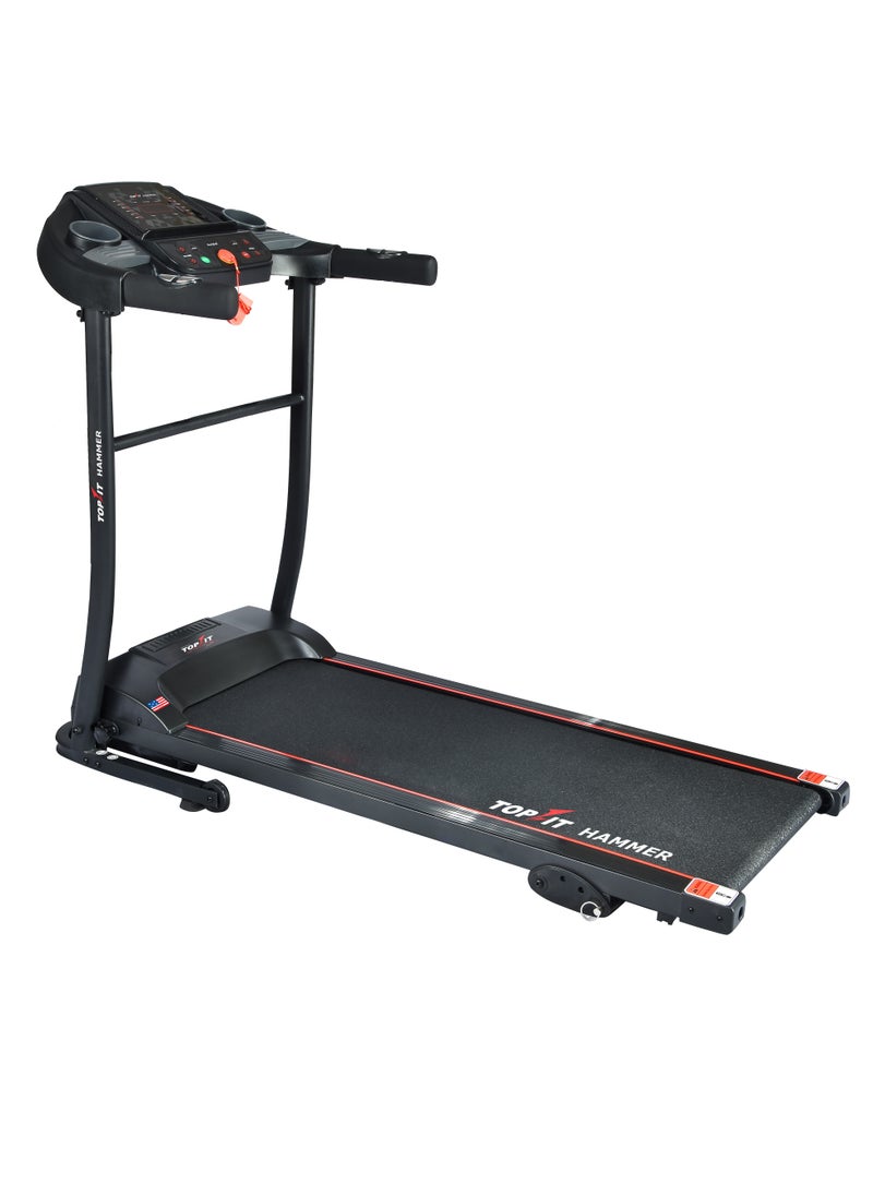 Topfit TOP FIT Hammer MT-510 Foldable Treadmill 2.25HP Motor Easy Storage Treadmill For Fitness Excercises, Easy Installation (DIY)  - Image 1