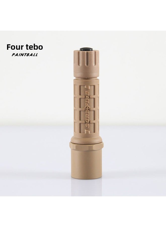 Generic - G2 Sand Color LED Flashlight Strong Light Long-range Flashlight Portable Spotlight Tactical Flashlight-Product Specifications:Sand LED - Image 1
