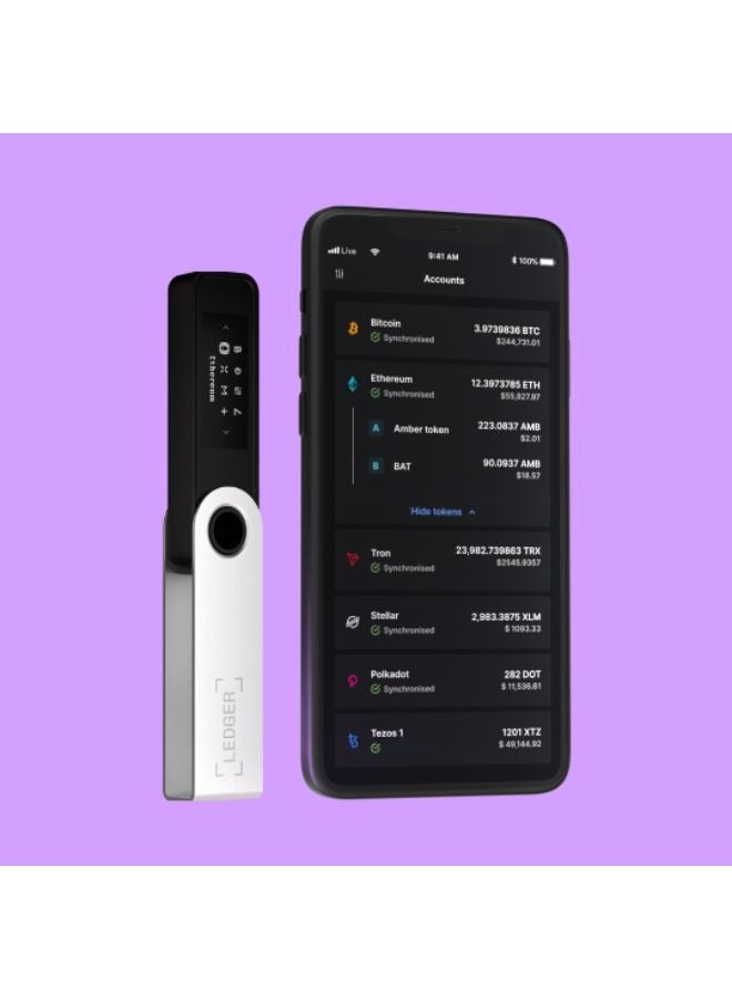 Ledger Nano S Plus Hardware Wallet | Safest Crypto & NFT Cold Storage, OLED Screen, Type-C Connectivity, 5000+ Coins Supported, for Android, MacOS & Windows - Black - Image 4