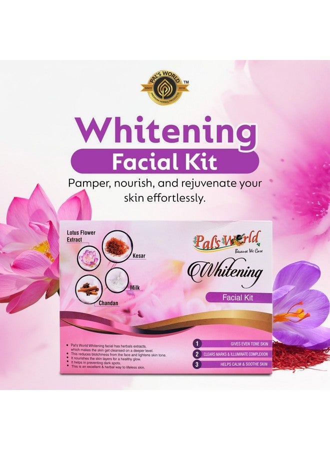 Pal's World Whitening Facial Kit for All Skin Types - Gentle, Effective, and Spa-Like Glow at Home - Pack of 1 - Image 2