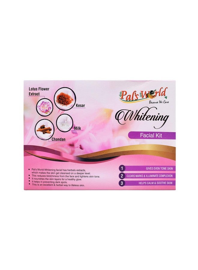 Pal's World Whitening Facial Kit for All Skin Types - Gentle, Effective, and Spa-Like Glow at Home - Pack of 1 - Image 1