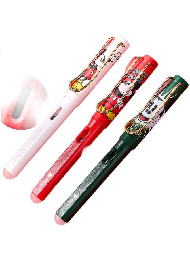 Disney Fountain Pen For Students And Children, Posture Correction, For Third Grade Elementary School Boys And Girls, Stationery And Learning Supplies, A73020-F1S Elsa Random/1 Piece - Image 3