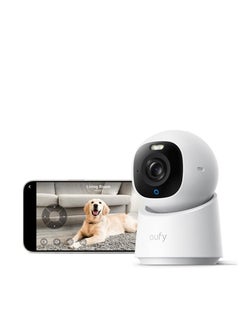 eufy eufy Security Indoor Cam E30 4K UHD Indoor Security Camera, Latest Generation, Dog/Baby/Pet Camera, Colour Night Vision, Human/Pet Auto Tracking, 360° Surveillance, Works with Homekit  - Image 1