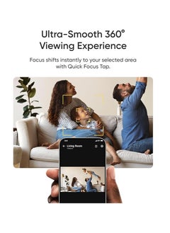 eufy eufy Security Indoor Cam E30 4K UHD Indoor Security Camera, Latest Generation, Dog/Baby/Pet Camera, Colour Night Vision, Human/Pet Auto Tracking, 360° Surveillance, Works with Homekit  - Image 4