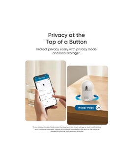 eufy eufy Security Indoor Cam E30 4K UHD Indoor Security Camera, Latest Generation, Dog/Baby/Pet Camera, Colour Night Vision, Human/Pet Auto Tracking, 360° Surveillance, Works with Homekit  - Image 5