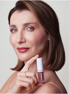 Paese Kiss Lips Liquid Lipstick with Soft, Matte Finish, Light Formula, 02 Nude Coral  - Image 5