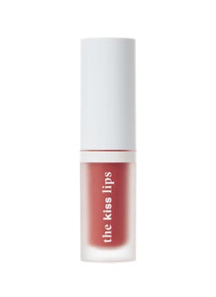Paese Kiss Lips Liquid Lipstick with Soft, Matte Finish, Light Formula, 02 Nude Coral  - Image 1
