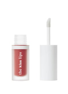 Paese Kiss Lips Liquid Lipstick with Soft, Matte Finish, Light Formula, 02 Nude Coral  - Image 3