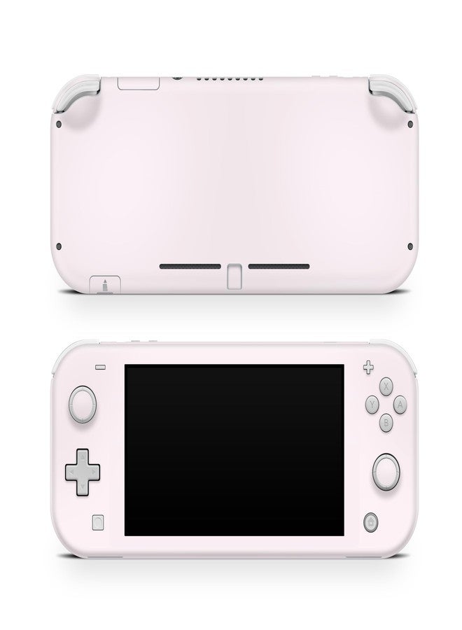 Tacky Design Solid Color Skin Compatible with Nintendo Switch Lite Skin Wrap, Minimalist Solid Skin for Nintendo Switch Lite Cover, Premium Vinyl 3M Full Wrap Decal. (Pink Blush) - Image 1