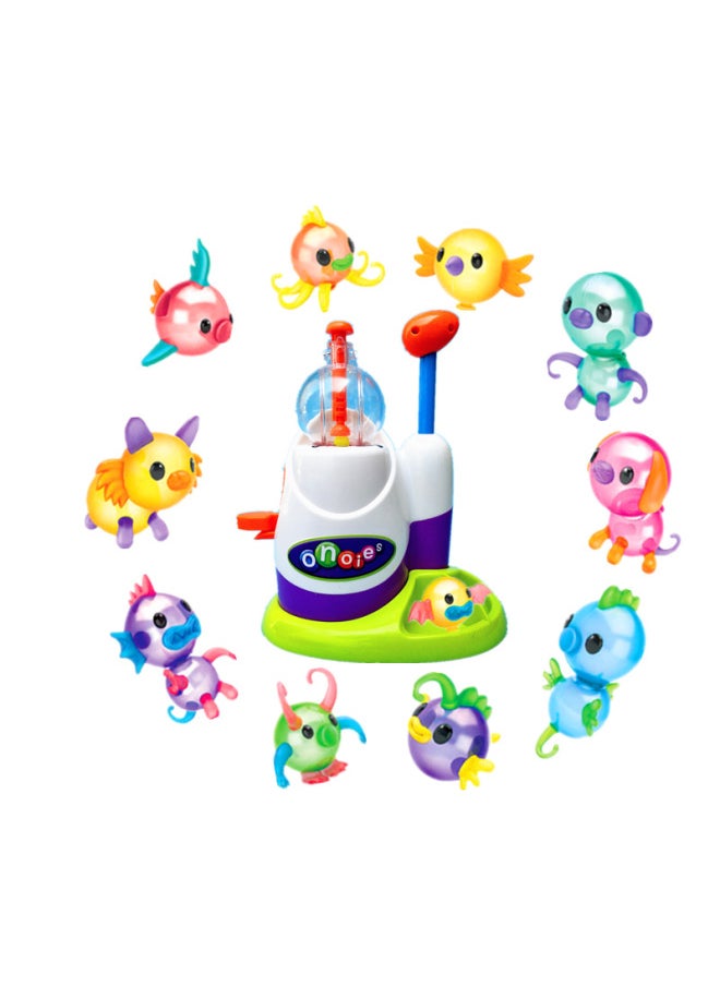 null - Bobo Balloon Maker Toy Handmade Diy Inflation Machine Bubble Popping Ball Toy Fun Creative Play For Kids-Color:Happy Pets - Supplements Include Stickers (boxed) - Image 1