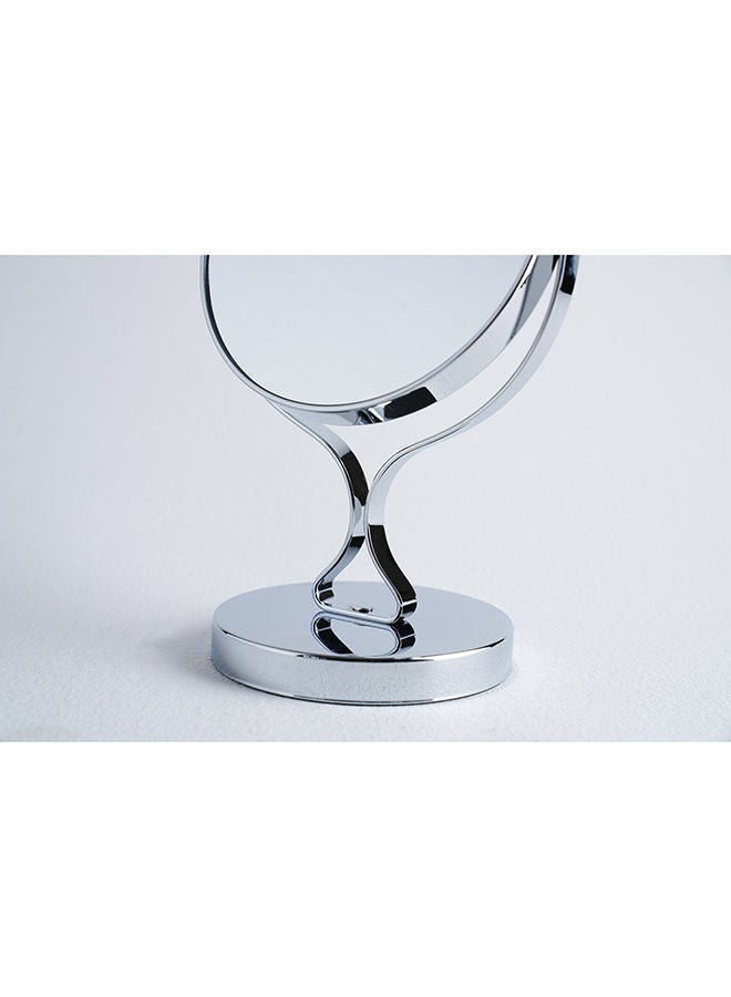 Pan Home Roslyn Double Sided Vanity Mirror Chrome 16.5x11x22.5cm - Image 4