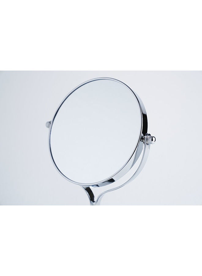 Pan Home Roslyn Double Sided Vanity Mirror Chrome 16.5x11x22.5cm - Image 3