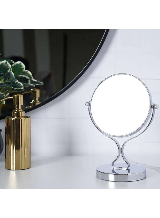 Pan Home مرآة زينة مزدوجة الجوانب من روزلين، كروم، 16.5×11×22.5 سم - Image 1