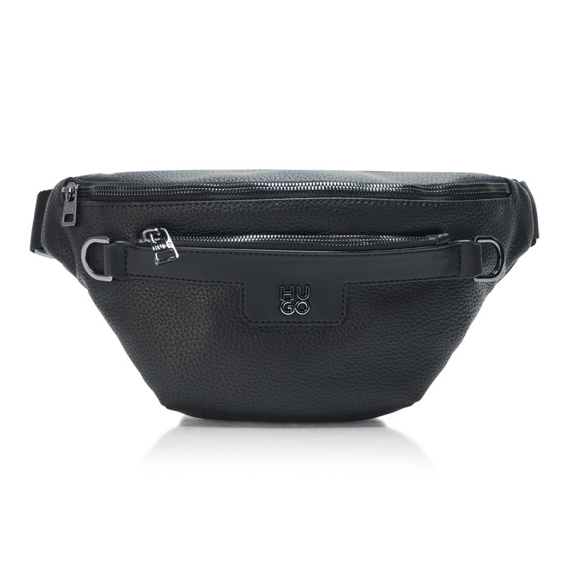 HUGO حقيبة بوم من نسيج النايلون هوجو نيش - لون أسود فضاء خارجي - مقاس واحد