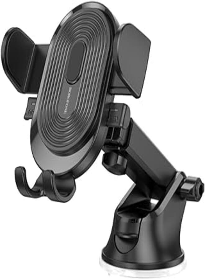 Borofone BH85 Experience One-Button Air Vent Car Holder, Black
