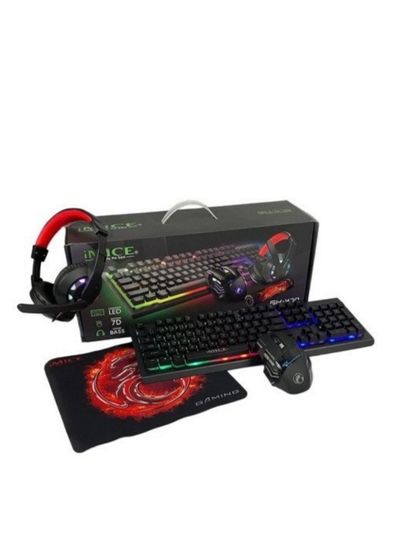 iMice - iMICE GK-470 4 in 1 Gaming Combo - Image 1
