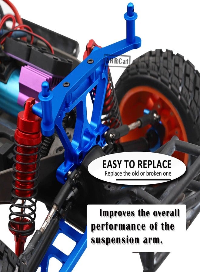 ARRCat Body Post Extensions,Aluminum Front & Rear Body Mount Post Set for 1/10 Slash 4X4 /Stampede 4X4 VXL,RC Hops Up Upgrades Parts for Stampede 4X4 VXL/Slash 4X4 VXL,Replace 6815R,Red - Image 5