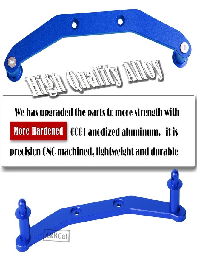 ARRCat Body Post Extensions,Aluminum Front & Rear Body Mount Post Set for 1/10 Slash 4X4 /Stampede 4X4 VXL,RC Hops Up Upgrades Parts for Stampede 4X4 VXL/Slash 4X4 VXL,Replace 6815R,Red - Image 3