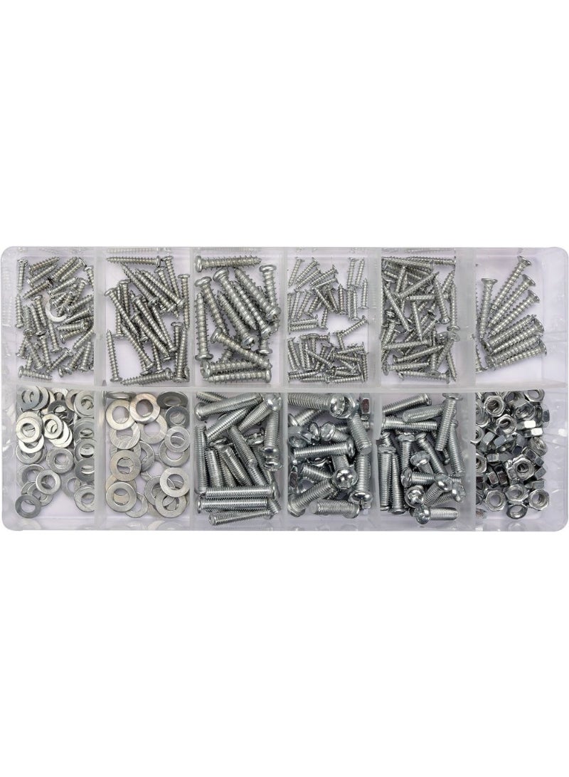 YATO 347 Pcs Self-Tapping Screws Wood Metal  YT-06771
