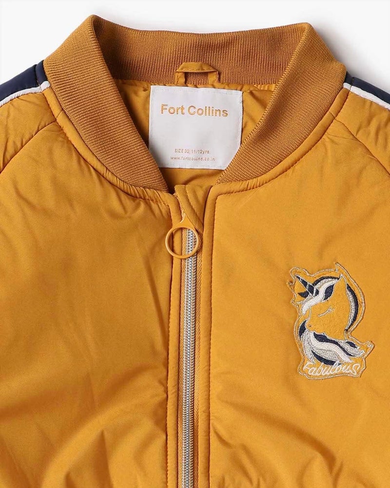 Fort Collins Girls Jacket, BD3516W, Mustard, 34 - Image 2