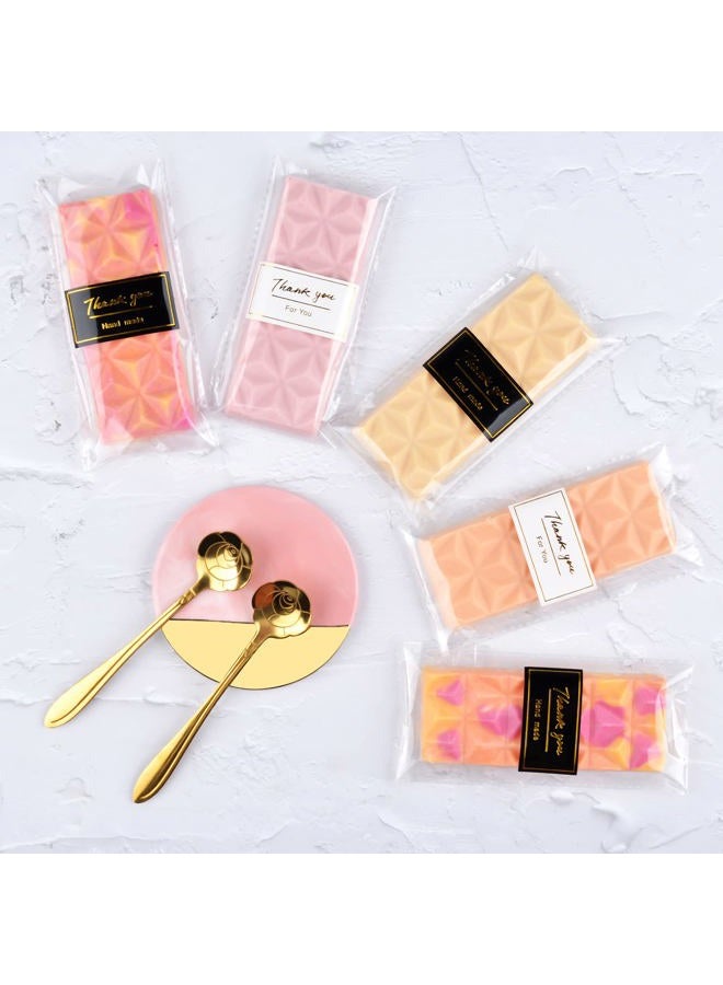 Fimary 2 Pcs Break Apart Chocolate Molds Silicone Deep Stuffed Candy Bar Molds Silicone Shapes, Silicone Molds for Wax Melts Large(Pyramid set) - Image 4