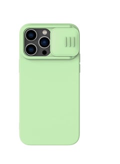 CamShield Silky Silicone Case For iphone 14 Pro - Mint Green