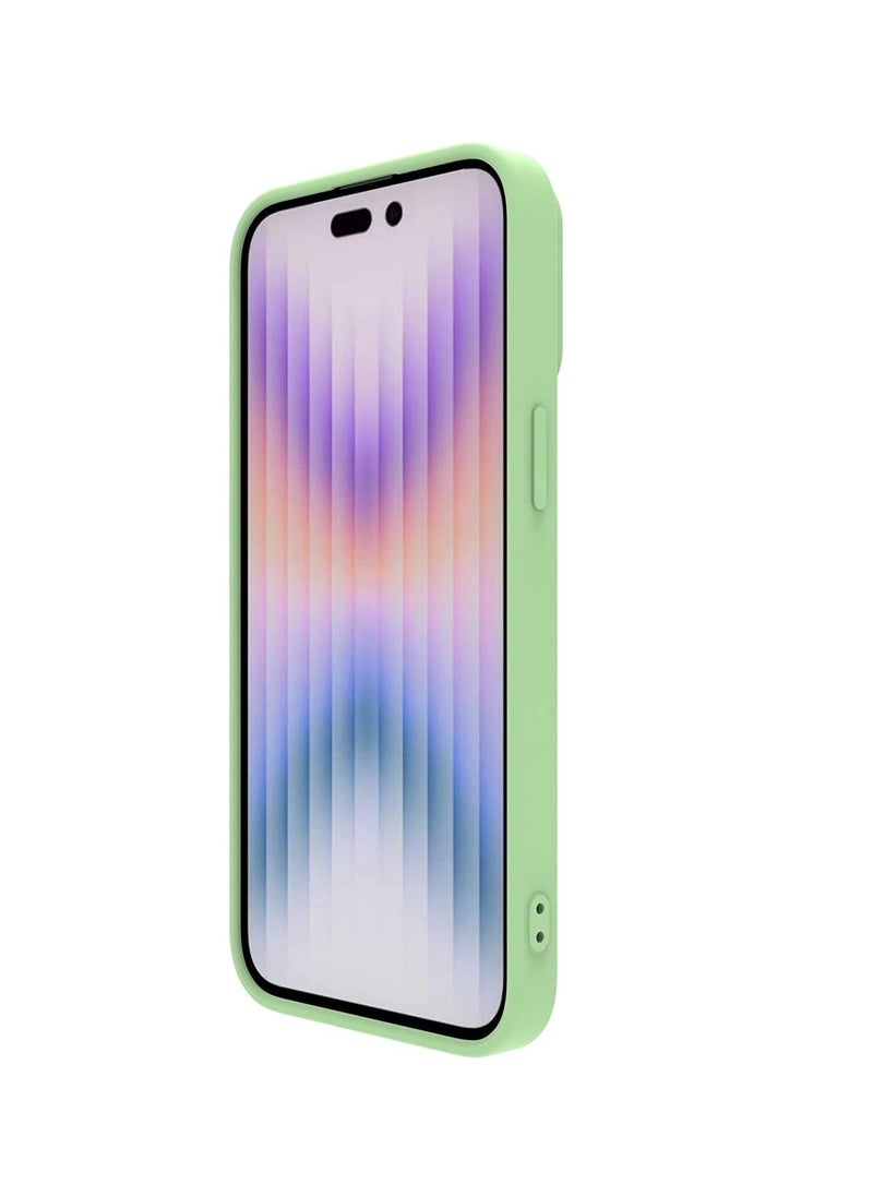 Nillkin - CamShield Silky Silicone Case For iphone 14 Pro - Mint Green - Image 1