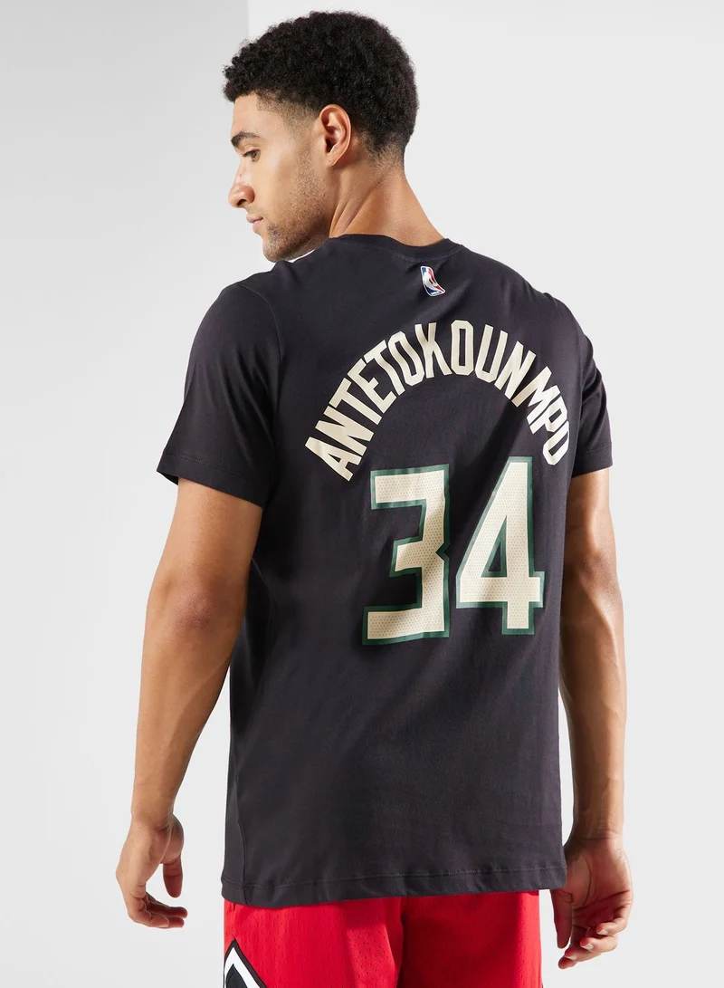 Jordan Milwaukee Bucks Essential Statement T-Shirt
