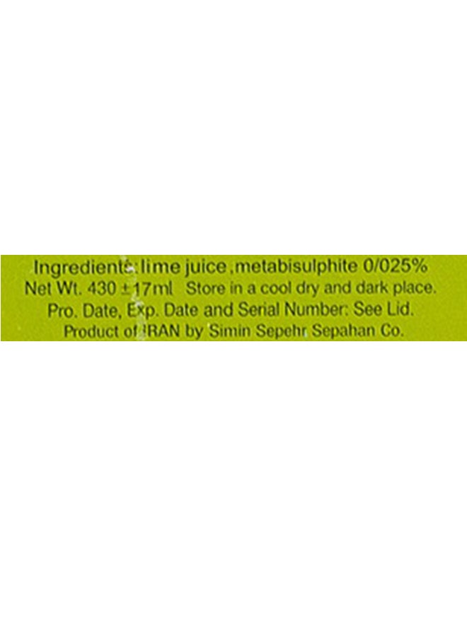 Lime Concentrate Juice 430ml