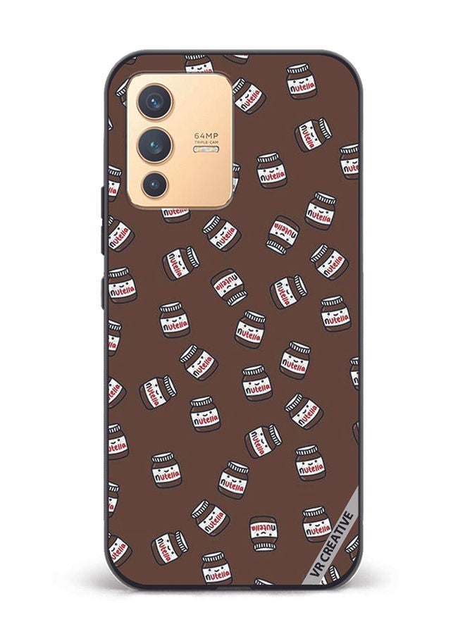 VR CREATIVE Protective Case Cover For Vivo V23 5G Nutella Design Multicolour - Image 1
