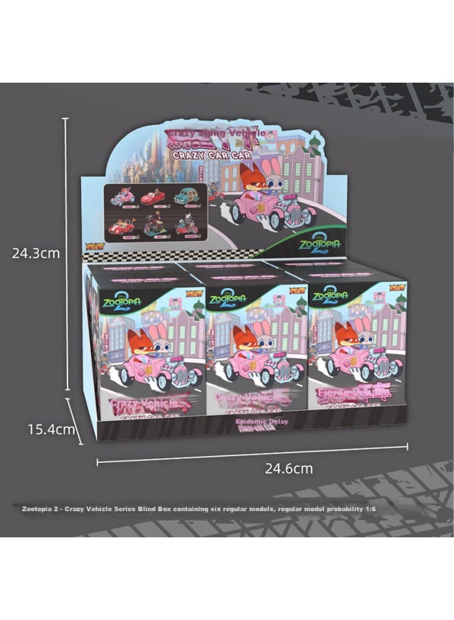 Qiji Disney Zootopia 2 Blind Box Toy Judy Figurine Trendy Collectible Scene Decoration New Year Gift - Image 3