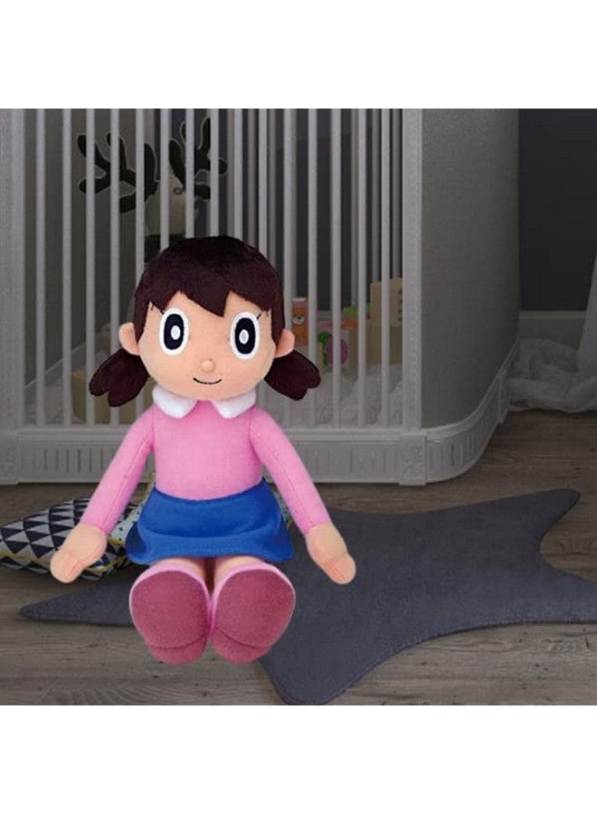 برنامج لعبة AVSHUB الناعمة شيجوكا لعبة جميلة للأطفال حديثي الولادة لعبة ناعمة لطيفة للصديقة والأطفال وهدية عيد ميلاد الطفل (45 سم) (وردي) - Image 4