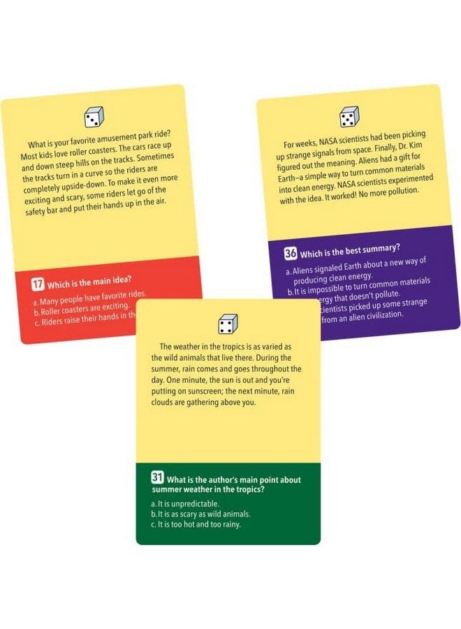 Really Good Stuff Comprehension Game Trio: Main Idea Summary And Inference - Image 5