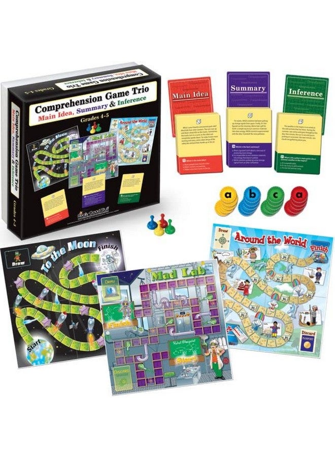 Really Good Stuff Comprehension Game Trio: Main Idea Summary And Inference - Image 2