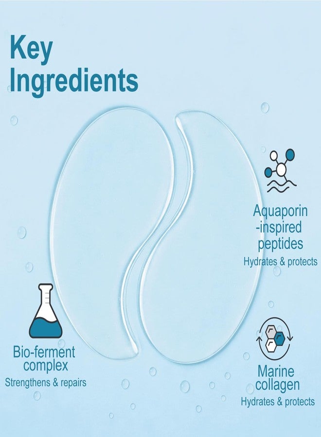 Tintark Hydraverse Abyssal Phase Hydrogel Under Eye Patches, 28 Pairs Individually Wrapped Bio-Ferment Aquaporin Peptides Marine Collagen Eye Masks for Tired Morning Eyes - Image 4