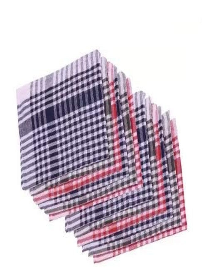 PlantaZee Handnit Water Absorbent Check Cloth,Cleaning Towel, Kitchen Napkins, Roti Napkin, Table Napkins, Superior Cotton, Duster, Reusable, Wiping Cloth | Large | Pack of 6(18 * 18) - Image 5