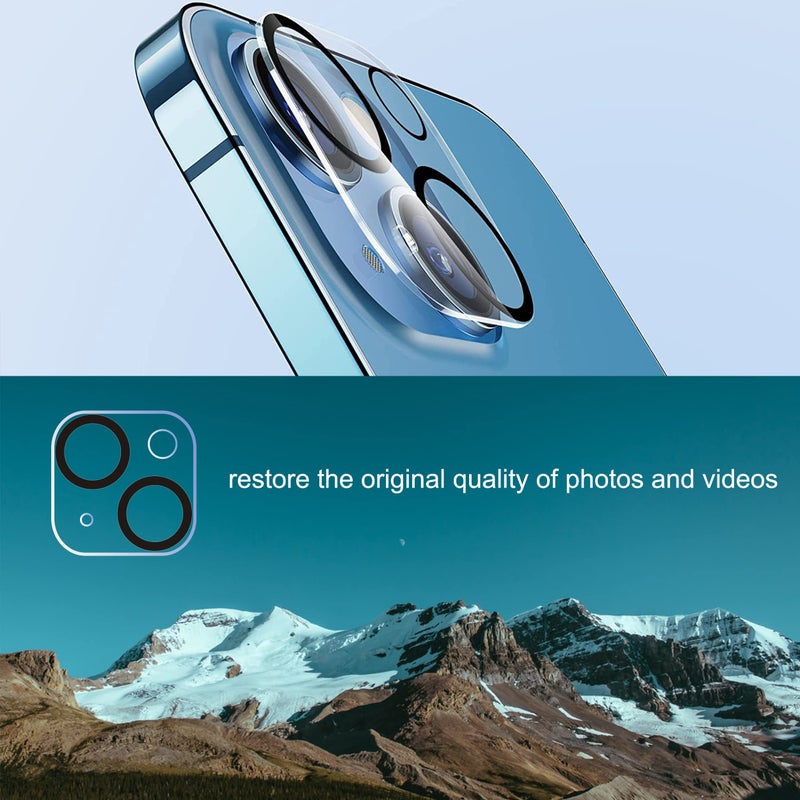 Ailun 3 Pack Camera Lens Protector for iPhone 15 / iPhone 14 ï¼† iPhone 15 Plus/iPhone 14 Plus,Tempered Glass,9H Hardness,Ultra HD,Anti-Scratch,Case Friendly,Does not Affect Night Shots - Image 5