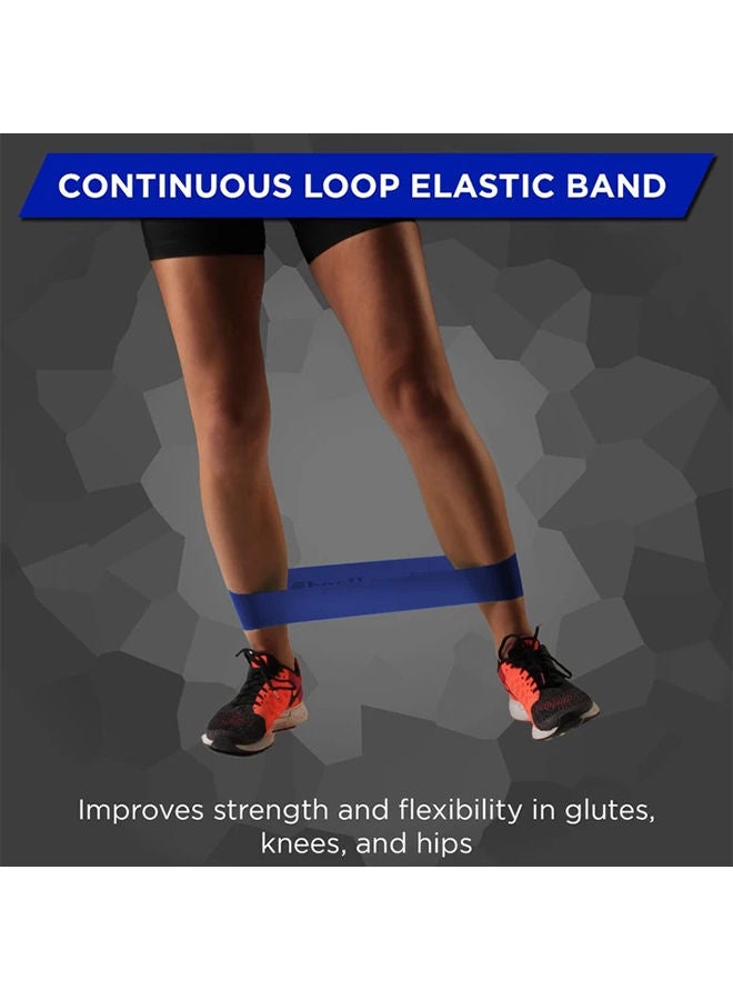 TheraBand حلقات مقاومة THERABAND | شريط لاتكس مصغر احترافي للتمارين، البيلاتس وكروس فيت أزرق 30 سم – تدريب القوة في المنزل وحلقات العلاج الطبيعي للأرداف، الساقين والجزء السفلي من الجسم - Image 2