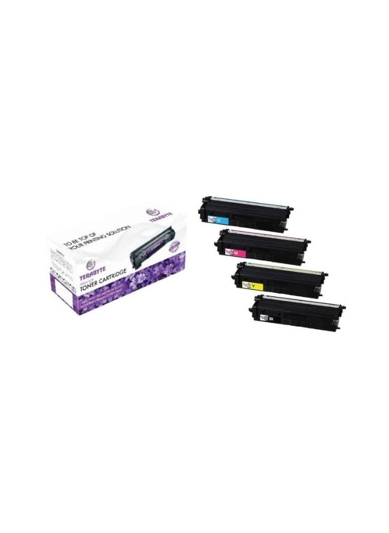 Terabyte - Compatible Toner Cartridge Replacement for Brother TN221 TN241 TN261 Work for Brother HL-3140W HL-3170CDW HL-3180CDW MFC-9130CW MFC-9330CDW MFC-9340CDW (1 SET) - Image 1