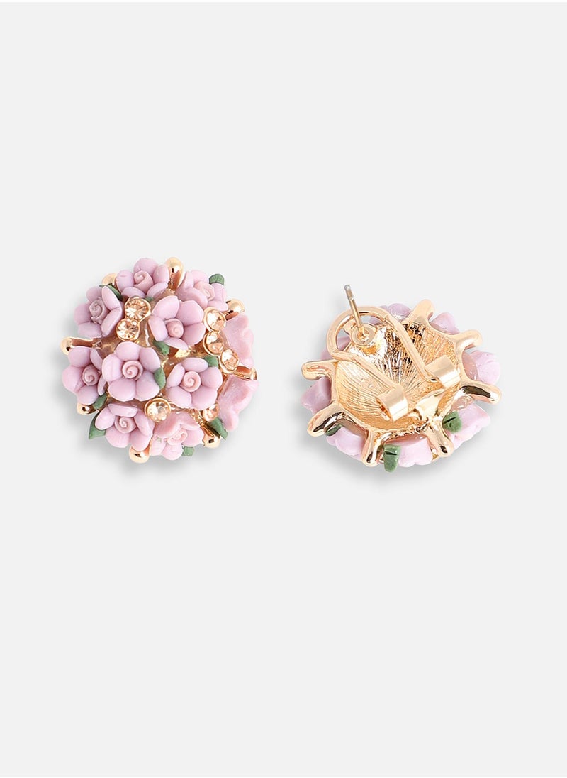 SOHI Ethnic Stud Earrings  - Image 3