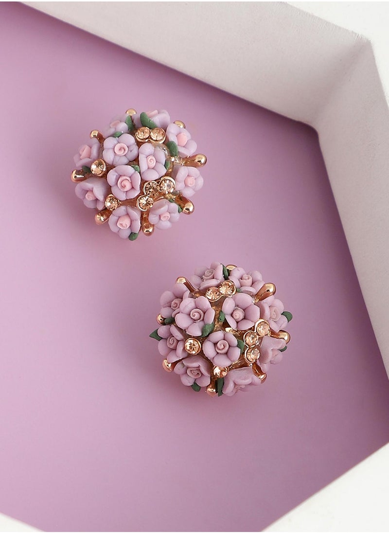 SOHI Ethnic Stud Earrings  - Image 5