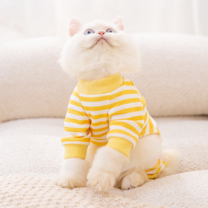 Cat Warm Home Clothes Cute Style Four-Legged Air-Conditioned Clothes For Kittens And Puppies Teddy Pet Cat Clothes - Image 4
