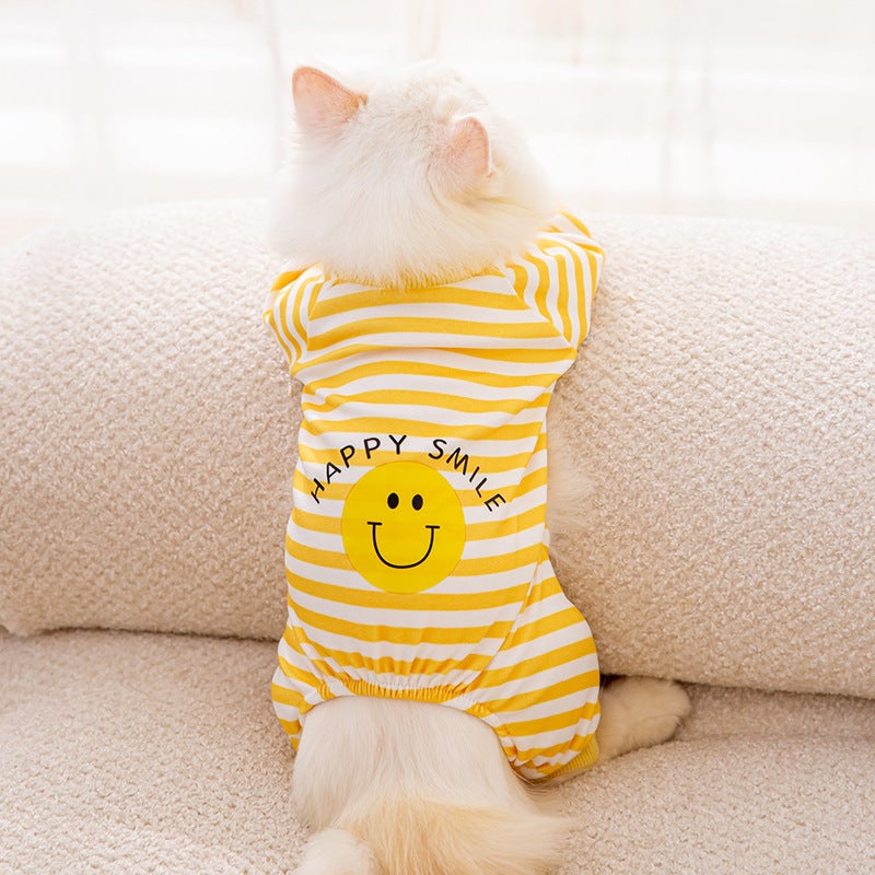 Cat Warm Home Clothes Cute Style Four-Legged Air-Conditioned Clothes For Kittens And Puppies Teddy Pet Cat Clothes - Image 3