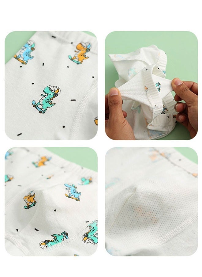 ZVEV Cotton Briefs For Kids,Little Boy Shorts,Printed Cute Patter Briefs,Boxer Briefs For Boys With Comfort Soft Waistband,Breathable Shorts Briefs For Kids 3-8 Years - Image 2
