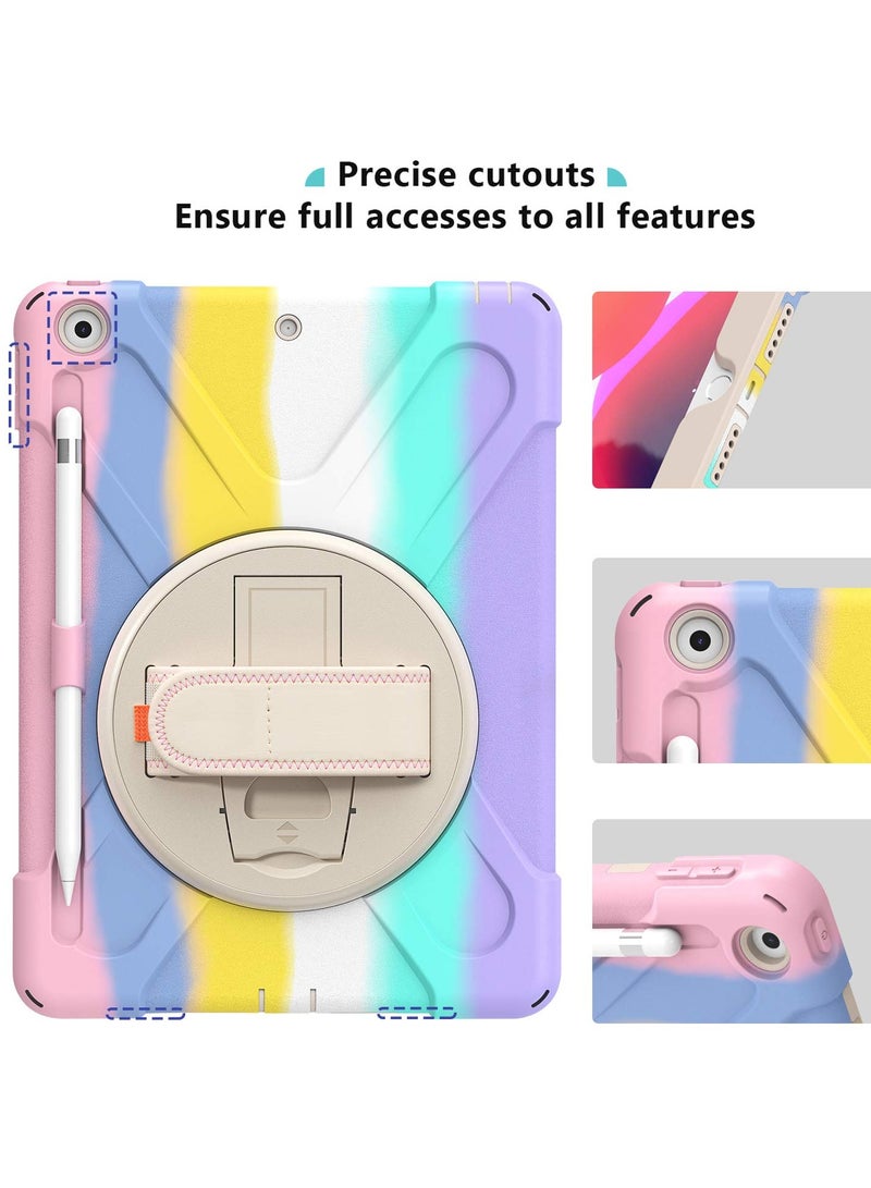 Procases iPad 9th Generation Case Rugged Heavy Duty Shockproof Rotatable Kickstand Protective Cover for 10.2 Inch - Image 3