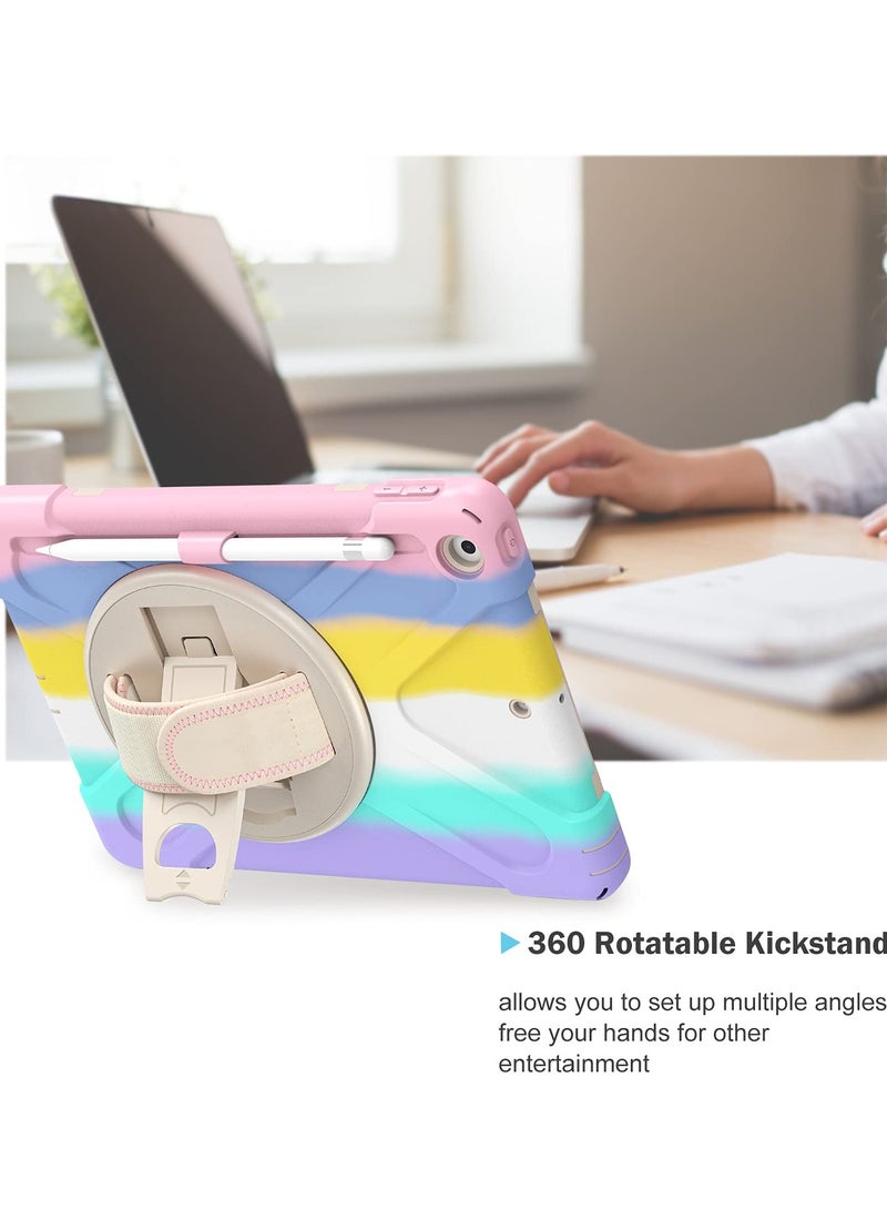 Procases iPad 9th Generation Case Rugged Heavy Duty Shockproof Rotatable Kickstand Protective Cover for 10.2 Inch - Image 4